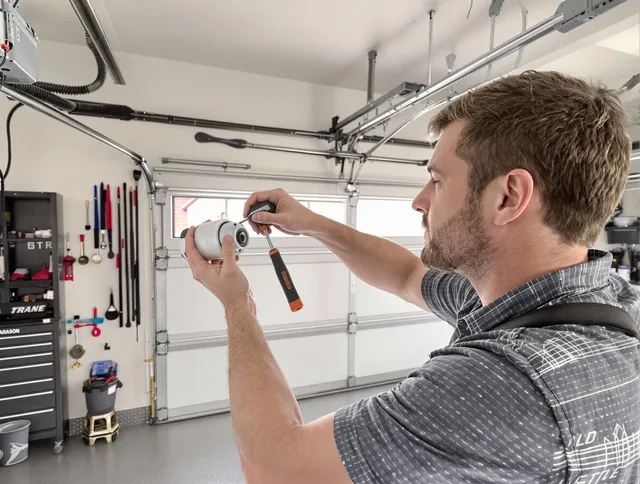 Garage door opener repair service by Rowland Heights Garage Door Repair in Rowland Heights
