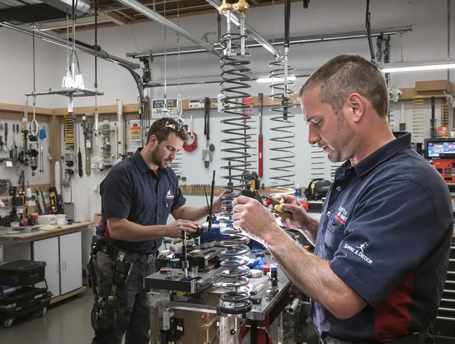Garage door spring repair service by Rowland Heights Garage Door Repair in Rowland Heights